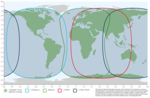 carte de couverture Inmarsat