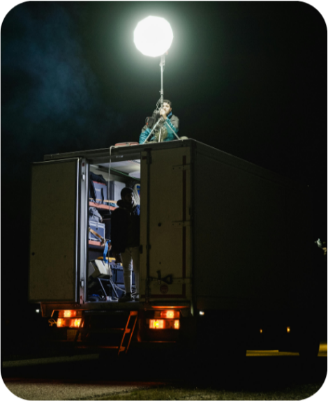 Equipe technique de production et diffusion